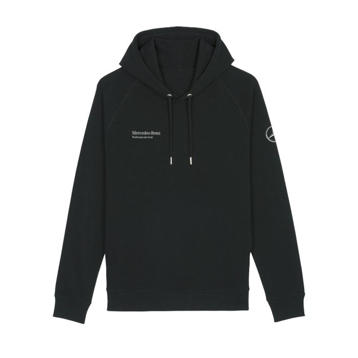 Black Brushed Hoodie