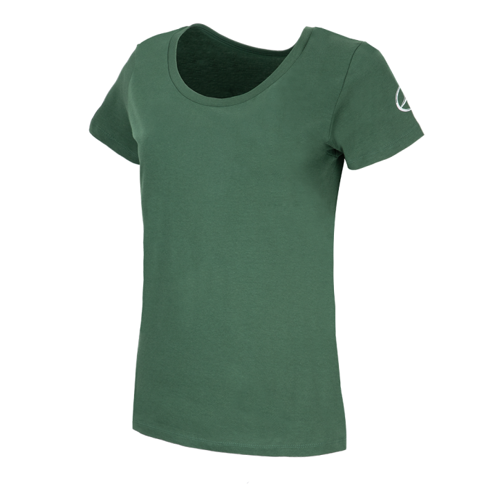 Bottle Green Truck Ladies T-Shirt